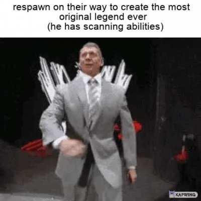 I'm tired of scanning legends.