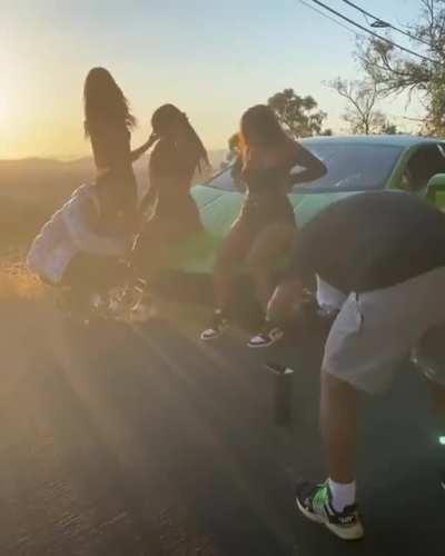 Mosey is recording a music video for a song we never heard🔥🔥🔥