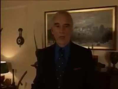 Sir Christopher Lee on sword fights.