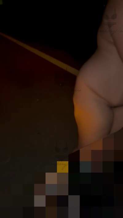 Dare accepted. (hotwife)Thrilling walk in natural way.