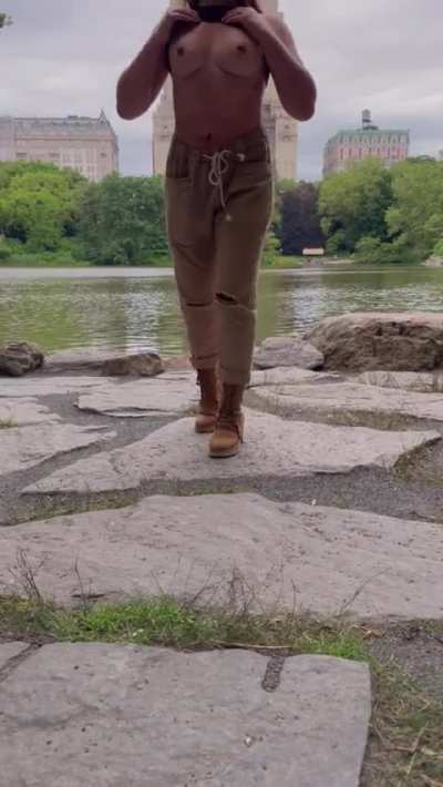 First time in the city called for some flashing