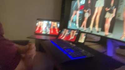 I thought some of you might like to see a video clip of me working my small penis in my Vanessa Hudgens Goon Cave. Drooling over her legs and edging for hours. Getting lost in the goon trance.