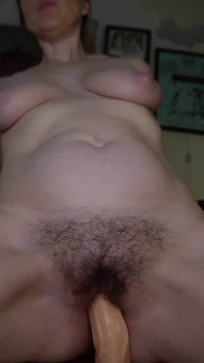 Inserting and riding this monster felt so good [Amazon Hugehead]