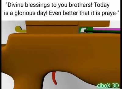 How to properly greet a Holy Priest