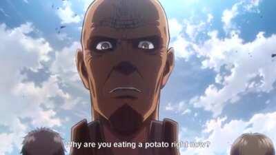 Sasha eats a potato [Attack on Titan]