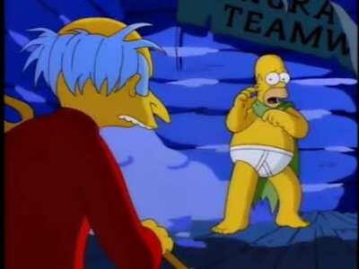 My favourite episode is the one where Homer has awesome power