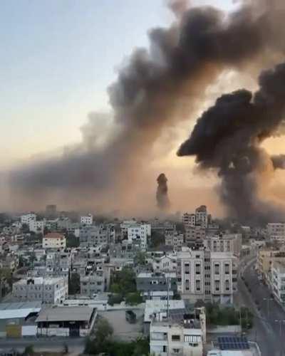 This is how Palestinians in Gaza woke up on this morning.. how was you're?