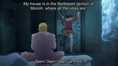 O Shit here we go again (jojo referens)