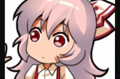 Mokou sleeps on the couch