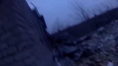 An unsuccessful assault on Ukrainian positions in the Donetsk region from the first person view of a Russian soldier.  At 8:32, the retreating assault group comes under attack from an FPV drone.