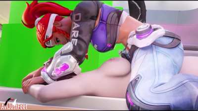 Mei Bullied and Tickled by Brig!!