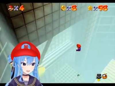 Sui-chan channeling her inner Mario | Hoshimario Suisei(?)