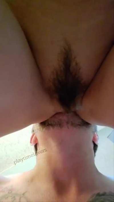 Love how he Buries his Face in My Ass [m>f]