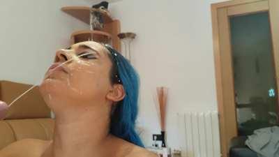 He just kept on cumming