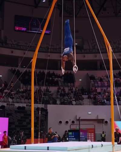 Donnell Whittenburg is the first American to win a world championship gold medal in still rings. He secured this historic title at the 2025 World Gymnastics Championships in Jakarta, Indonesia. At 31 years of age, he also became the oldest U.S. man to win