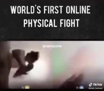 Worlds first online physical fight