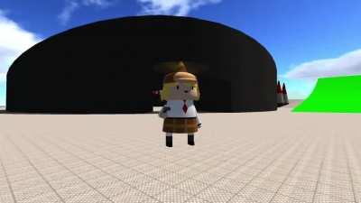 I made a Smol Ame with a gun