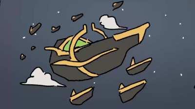 Stelle Finally Pressed the Button! (Art By @dorkdragoon from Twitter)