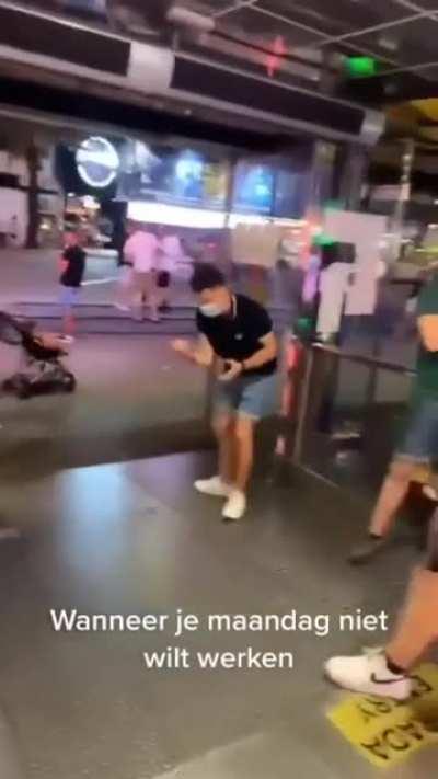 Missing the punching bag