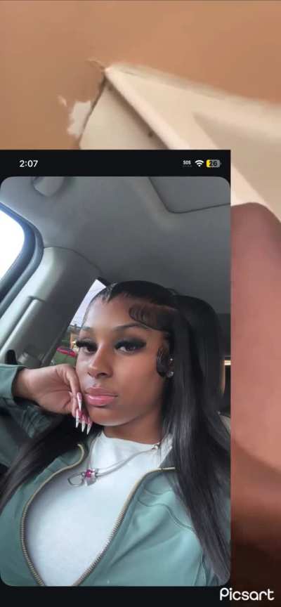 She made me buss a big ass nut 🥜