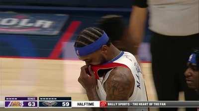 [Highlight] Naji Marshall hits the turnaround half court buzzer beater heave!