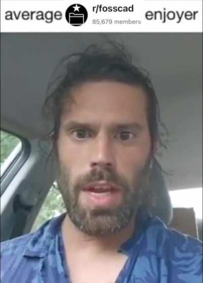 average fosscad enjoyer