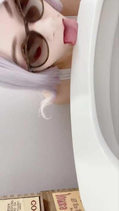 When Daddy tells you to clean the toilet after you make a mess