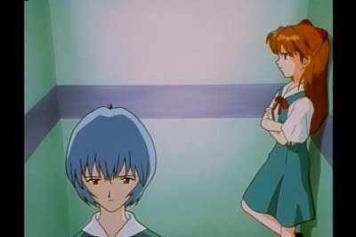 asuka and rei got into wrong elevator