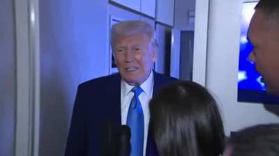 Donald Trump on his golf tournament: “Very good because I won. It’s good to win. You heard I won, right? Did you hear I won? Just to back it up, you were there, I won. I like to win.”