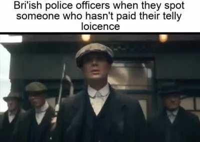 OI Ya Got A loicence for dat telly?!