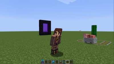 I was working on an experimental feature, and I accidentally did this. That's how Minecraft players could look when they have nausea effect