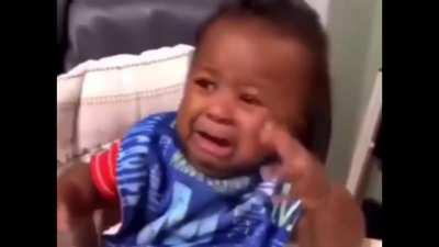 When daddy decides to get a haircut and shave without your permission.