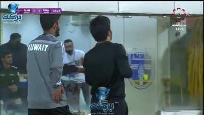 VAR in the Kuwaiti League. Al-Kuwait club (white) is owned by the speaker of the national assembly. A rich and powerful individual.