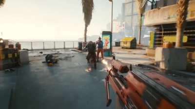 The dismemberment when shooting looks incredible