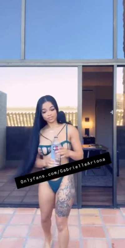 She got a lemon head