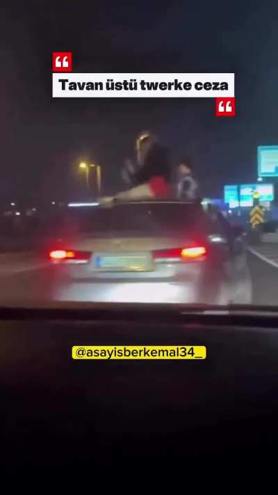 Penalty for twerking on a car in Türkiye!