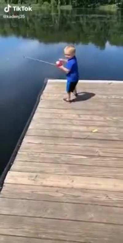 When fishing becomes deep sea diving