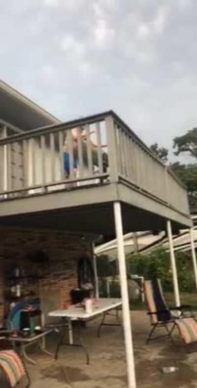 As always, it’s a great idea to jump in a pool from higher level!