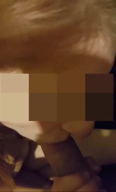 A bit too much for this little redhead to swallow