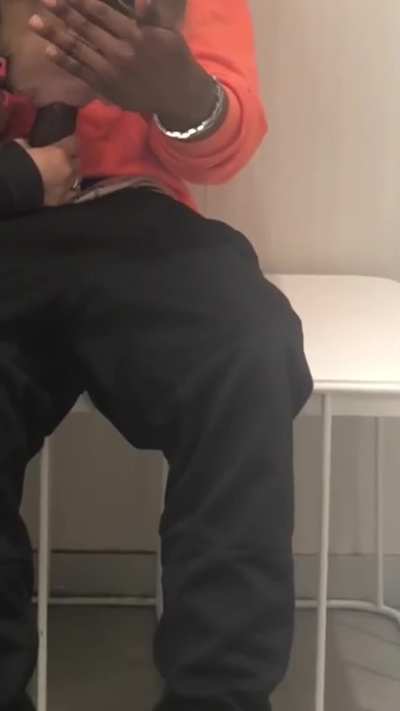 Really taking her time with that BIG BLACK COCK.