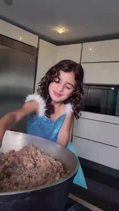 Wasting food is comedy