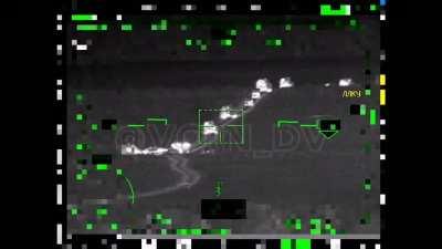 Ka 52 hits a Ukrainian convoy in Zaporizhia (video seems legit but I'm unsure)