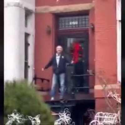 Local DC resident expressing his feelings about Capitol incidents