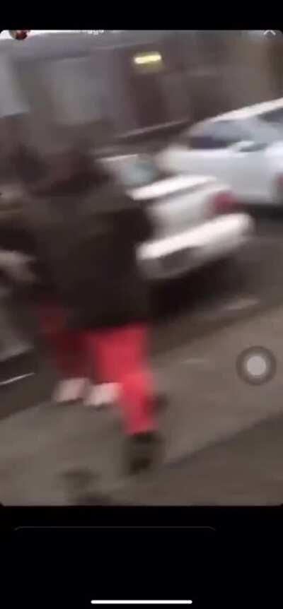 San Francisco DA drops charges against one of the guys in this video who beat an Asian man in a hate crime and stole his cans