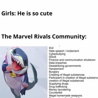 Jeff wouldn't harm a soul, he is a strategist