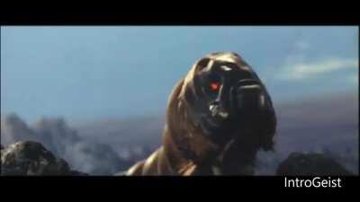 The Kaiju's having a fun game of catch