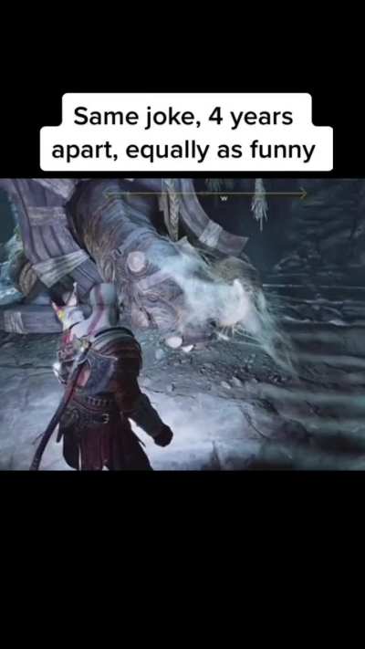It's even funnier when you realize Kratos isn't even trying to be funny 🤣