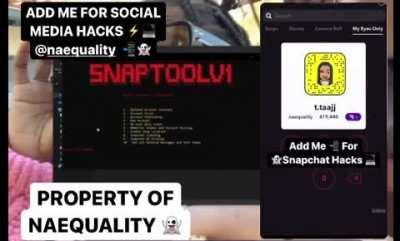 Anyone here need a Snapchat hacked? From Account Recovery, Memories & My Eyes Only Pulling Hit me on Snapchat >> “Naequality” & send me a DM📥‼️