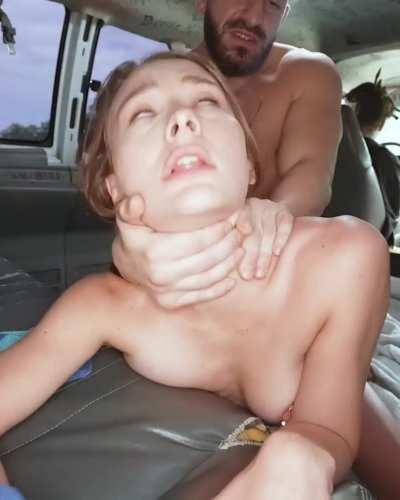 Petite Pierced Girl Getting Doggy