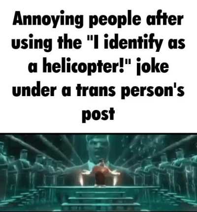 The joke was only kinda funny a decade ago move on